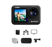AGFA PHOTO AC9500 Caméra Sportive Waterproof - Vidéos 4K à 30FPS, Photos 16Mpixels, Double Écran, Grand Angle 170°, Stabilisation Anti-Vibration, WiFi - Noir