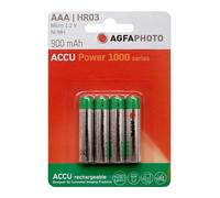 AgfaPhoto NiMH Batteries Micro AAA 900 mAh (Pack of 4)