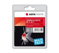 AgfaPhoto APCCLI551XLSET Ink B/C/M/Y 4x11 ml.