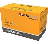 AgfaPhoto Battery Alkaline Professional 9 V E-Block Pack of 10