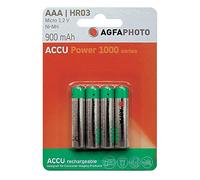 AgfaPhoto NiMH Batteries Micro AAA 900 mAh (Pack of 4)