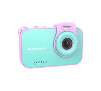 AgfaPhoto Realikids Cam Waterproof 2 - 12MP Waterproof Child Camera, HD Video, Selfie Mode, Filters and Frames, Built-in Games, Lithium Battery - Blue