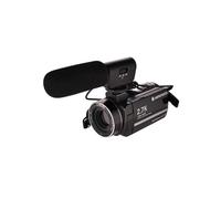 AgfaPhoto Realimove CC2700 - Digital Camcorder (2.7K Video, 24MP, 3 Inch Touch Screen, 18X Zoom, Remote Control, 2 Batteries, Microphone, Lithium Battery) Black