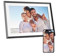AGFA PHOTO - Realiview 10" 32 GB HD Digital Wi-Fi Photo Frame, Touchscreen, Weather, Clock, Wall Mount, Remote Sharing, Multimedia Display, 1200x800 Resolution - APF1000 Wi-Fi - Black