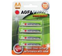 AGFAPHOTO Rechargeable Nimh Battery - Pack of 4 - Size AA