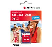 AgfaPhoto SD Card 2GB - For older cameras that show 'CAN'T READ CARD' with SDHC card