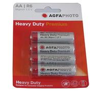 AgfaPhoto Zinc Chloride AA R6 Batteries- 4 Pack