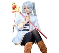 agfosa Frieren Cosplay Beyond Journey's End Dress Costume Women's Anime Outfit Jacket XL