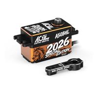 AGFRC 19KG Low-Profile RC-Steering-Servo-Motor - 0.073Sec High Speed, Full Metal Gear Brushless Programmable Servo with 25T Metal Servo Horn for 1/10 RC Drift Car & Truck (A50BHL 2026 Special Edition)