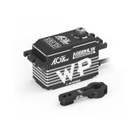 AGFRC 33KG Low-Profile Waterproof-Steering-Servo High-Torque - Programmable Metal Gear RC Servo Motor for 1/10 RC Car, Control Angle 180° (A66BHLW)