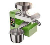 AGGBDYXO 800W Automatic Oil Press Machine, Electric Cold Press Seed And Nut Oil Extractor Machine, Intelligent Control, 3-5kg/h for Home & Small Workshop