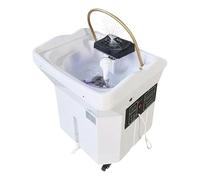 AGGBDYXO Portable Japanese Head Spa Sink - 60L Water Tank, Seven-Color LED Light Therapy, Mobile Shampoo Basin with Ergonomic Design for Scalp Care