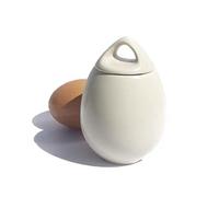 AggCoddler - Scandinavian Stoneware Egg Coddler with Simple Screw Lid - Updated Minimalist Design Egg Poacher Cooker for Quick and Easy Breakfast or Elegant Display - Made in the EU (Julia (Small))