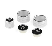 AggHSYJ AC Air Conditioning Climate Control Button & Radio Volume Knob Switch Ring Covers Compatible with BMW 1 2 3 3GT 4 X1 Series F20 F22 F30 F31 F32 F33 F80 F82 F87 F48
