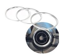 AggHSYJ Silver Car Air Conditioner AC Vent Outlet Ring Trim Fit for Mazda MX-5 MX5 Mazda 2 CX-3 CX3 RF ND Car Accessories