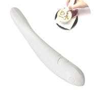 AGGICE Electric Spice Pen for Latte and Food Art, DIY Special Floral Pattern with Cinnamon, Coffee Grounds, Cocoa Powder, Ground Sugar (white)