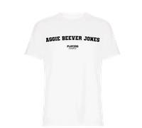 Aggie Beever Jones Men's T-Shirt - White / XL