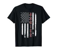 Aggies US Flag Men Women Kids Youth Teen Boys Girls T-Shirt