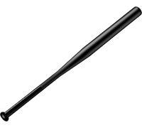 Aggloz | Baseball Bat Steel | Durable & Comfortable | Outdoor Sports | Heavy Duty Baseball Bat | Practice & Home Protection | Kids & Adult | 72cm | Black (BLACK)