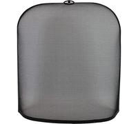 Aggloz Cairngorm Spark Coal Fireplace Guard - Rounded, Free Standing, Black Curved Fire Guard