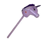Aggloz | Hobby Horse Toy with Sounds | Tall Horse on a Stick | Quality Horse Toys | Galloping Sounds | Childrens Toy | for Kid Xmas Gifts Indoor & Outdoor | 66cm (Hobby Horse -PURPLE)