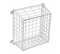 Aggloz | Letterbox Cage With Fixings | Easy Access Mail Catcher Cage | Metal Cage Basket Post Catcher | Outdoor & Indoor Door Mail Guard Holder | Perfect For Pet Owners