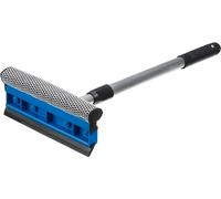 Aggloz | Telescopic Squeegee with Sponge, 46.55-73.5cm - Extendable Multi-Purpose Cleaner for Window, Glass, Shower Door, Car