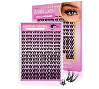 AGGRAD Flora Lash Clusters 8-14mm Short Eyelash Extension Kit with D Curl Individual DIY False Eyelashes with Tip