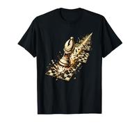 Aggressive Chess Bishop Smash Boards Checkmate Rush T-Shirt