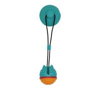 Aggressive Dog Chew Toys | Aggressive Chewers Suction Cup Toy,Bored Animals Interactive Ball, Tug-of-War Companion for Small Medium Breeds Soothing