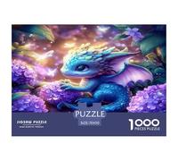 Aggressiveness Dinosaur 1000 Pieces Jigsaws for Adults Art Colorful DIY Craft Birthday Gifts for Women And Man Challenge High Difficulty 70x50cm/1000pcs