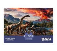 Aggressiveness Dinosaur 1000 Pieces Jigsaws for Adults Fun, Challenging & Brainteasing Birthday Gifts for Women And Man Art Colorful DIY Craft 70x50cm/1000pcs