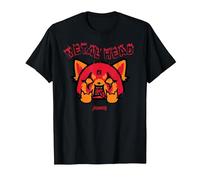Aggretsuko Metal Head T-Shirt T-Shirt, Men, Black, 3X-Large