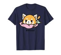 Aggretsuko Mood T-Shirt T-Shirt, Men, Navy Blue, Medium