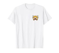 Aggretsuko Rage Face T-Shirt (Front & Back) T-Shirt