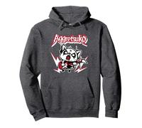Aggretsuko Rage Mode Guitar Metal Pullover Hoodie
