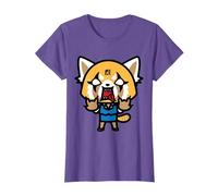 Aggretsuko Rage Mode T-Shirt (Front & Back) T-Shirt