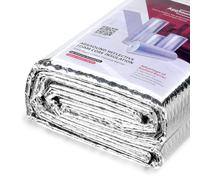 AggSound Reflective Insulation Aluminum Foil Sheets 23.6 in X 10ft，3mm, Bubble Wrap for Packing Attic Door Insulation Cover, Window Tint for Home Heat Blocking, Window Film, Garage Door Screen
