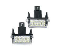 Aghami plate light 2x Rear Number License Plate Light For Toyota Auris Camry Corolla Esquire Highlander Prius Yaris Corolla Car Led White Auto Lamp led license plate