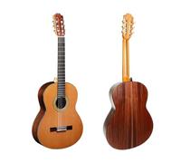Aghartha AG-40 Classical Guitar 39-inch Solid Cedar Top, Handcrafted Spanish Heel Nylon String Guitar for Beginners and Professionals