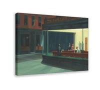 AGHNZ Nighthawks Canvas Posters Canvas Posters Frame-style 16x24inch(40x60cm)