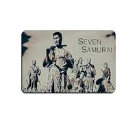 AGHNZ Seven Samurai Poster Classic Movies Canvas Poster Tin Sign Vintage Metal Pub Club Cafe Bar Home Wall Art Decoration Posters Retro 8x12inch(20x30cm)