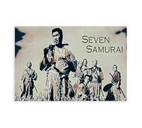 AGHNZ Seven Samurai Poster Classic Movies Canvas Posters Canvas Posters Unframe-style 24x36inch(60x90cm)