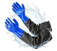 aghoer 70cm Long Pond Gloves for Cleaning: Extends 30cm to Above your Elbow