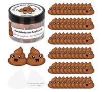 AGIFTMIND 60 PCS Positive Poo Affirmation Cards for Women Daily Positive Messages in A Decorative Jar Poop Gifts for Birthday Men Friends Coworkers Graduation Gifts for Her(PositivePoo, 60pcs)