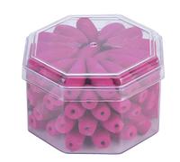 Agilawood Incense Cone Tower Natural Material Traditional Processing for Home Office Hotel Yoga Club Rose Sandalwood 70pcs (Rose fragrance (octagonal box))
