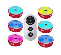 Agile Reaction Training Lamp Set, Reaction Training Lights React Sensory Speed Training Equipment for Sports and Fitness - USB Charging, Last Working 10 hours+(6)