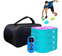 Agile Reaction Training Lights with Remote Control - 4 Modes for Speed, Reaction Time, and Hand-Eye Coordination Enhancement in Boxing and Fitness Training