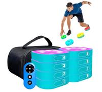 Agile Reaction Training Lights with Remote Control - 4 Modes for Speed, Reaction Time, and Hand-Eye Coordination Enhancement in Boxing and Fitness Training