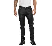 Agile Stretch Fashion Casual Leather Pants APL44798SK PK3 Black 28